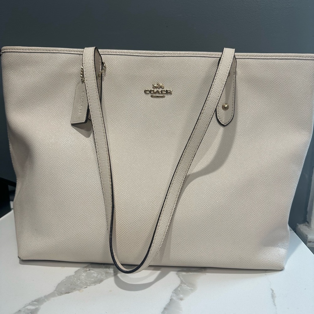 Coach Ivory Tote Bag